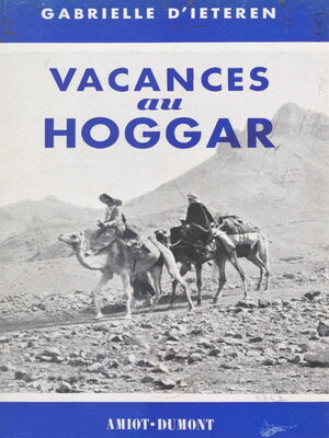 cover image of Vacances au Hoggar